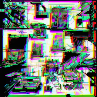Inkpunk Diffusion rgb-melt example 405