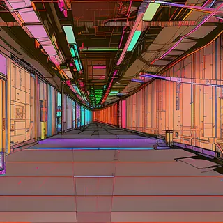 Inkpunk Diffusion rgb-melt example 409
