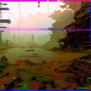 Inkpunk Diffusion rgb-melt example 417