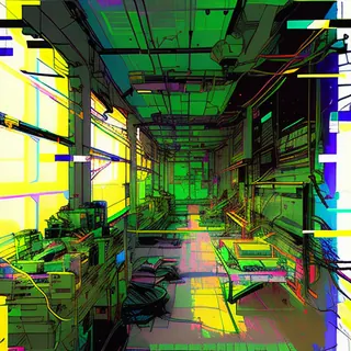 Inkpunk Diffusion rgb-melt example 427