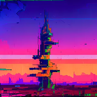 Inkpunk Diffusion rgb-melt example 431
