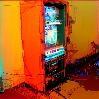 Inkpunk Diffusion rgb-melt example 441
