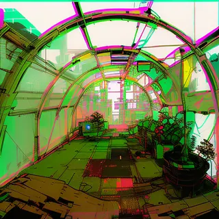 Inkpunk Diffusion rgb-melt example 447