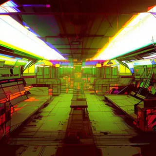 Inkpunk Diffusion rgb-melt example 449