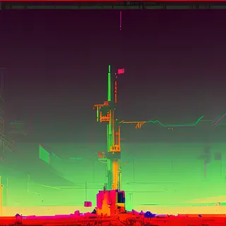 Inkpunk Diffusion rgb-melt example 451