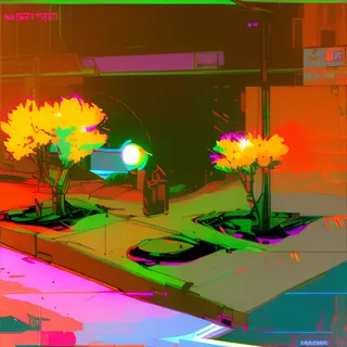 Inkpunk Diffusion rgb-melt example 455