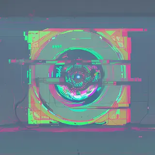 Inkpunk Diffusion rgb-melt example 479