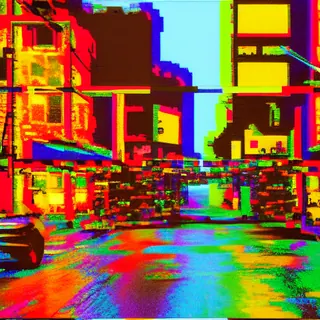 Stable Diffusion 1.5 baseline rgb-melt example 3