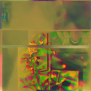 Stable Diffusion 1.5 baseline rgb-melt example 75