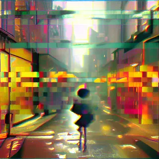 Stable Diffusion 1.5 baseline rgb-melt example 79