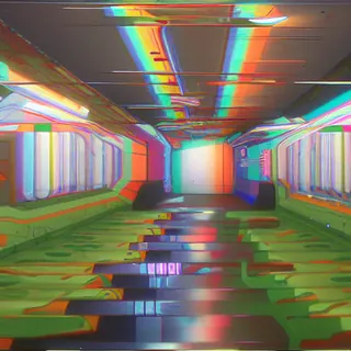 Stable Diffusion 1.5 baseline rgb-melt example 85