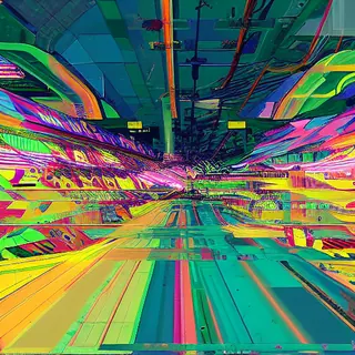 Stable Diffusion 1.5 baseline rgb-melt example 105